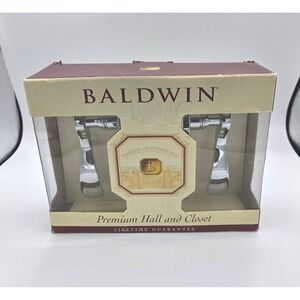 Baldwin Premium Hall and Closet Wave Lever 95455.260.PASS, Polished‎ Chrome